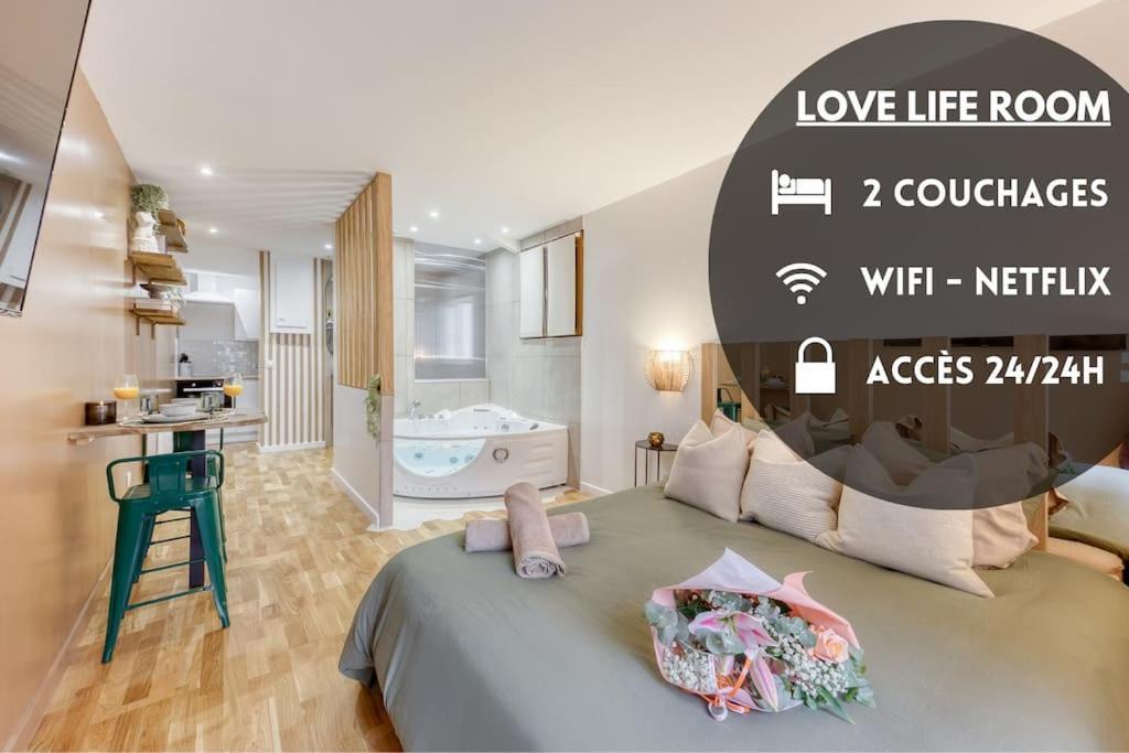 Life Room-jacuzzi-netflix-acces-24/7-prive